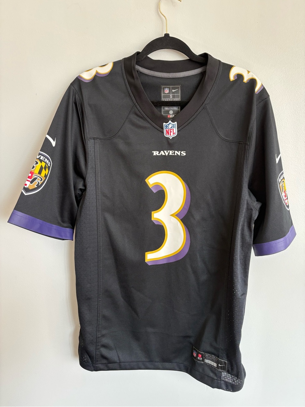 Odell Beckham Jr. #3 Baltimore Ravens Nike On Field NFL Jersey Black